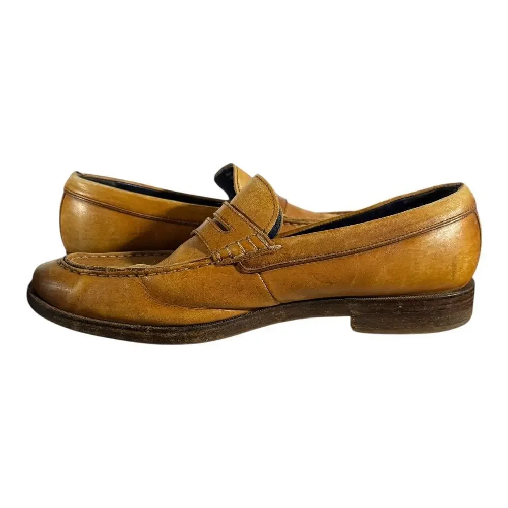 Cole Haan Jefferson Grand Men's Brown Leather Penny Loafers Size 9.5 M